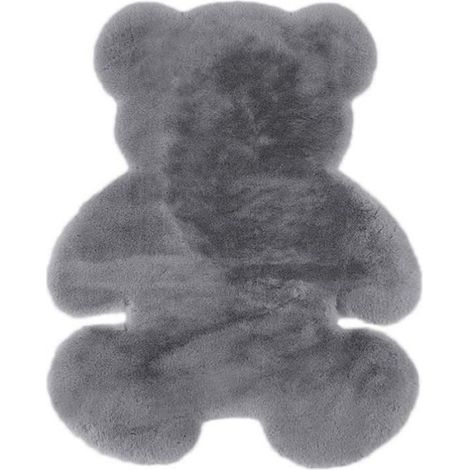Tapis Shaggy Ours - Fond Antidérapant - 45 x 60 cm - Pour Salon Chambre Enfant - 1 Pièce (1/4)