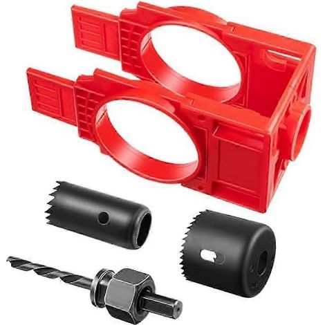 kit d'installation de serrure de porte, kit de perçage pour porte, scie cloche pour serrure de porte, kit d'installation de poignée de porte (1/5)