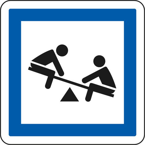 Panneau Indication CE23 – Jeux d’enfants – Gamme ECOLIGN – Classe 1 – 350 mm (1/5)