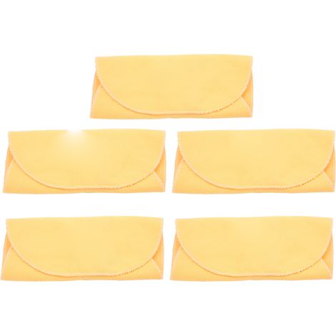 5 Pièces Chiffons de Nettoyage pour Saxophone et Clarinette, Très Absorbants et Réutilisables, Kit Doux pour Entretien des Instruments à Vent (1/5)