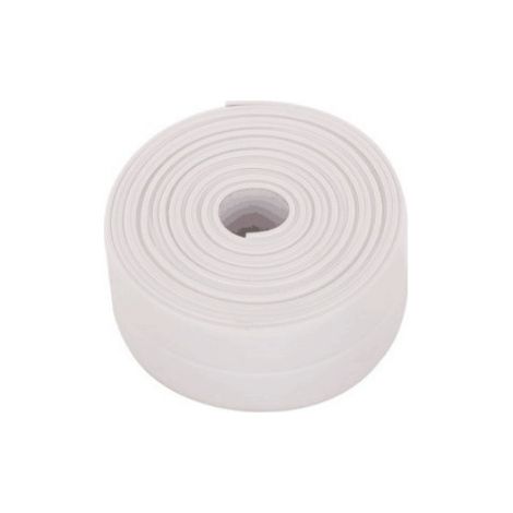 1PC(Blanche)Rouleaux Bande d'étanchéité Imperméable,Joint Salle de Bain,PVC Ruban de Calfeutrage Autocollant pour Cuisine,Toilettes WC,Baignoire