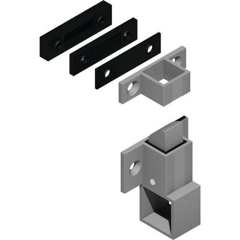 RAL9006 ALUMINIO LACADO GRIS CERRADURA IZQ + CUÑAS - LA CROISEE DS - DS6402-007 (1/2)