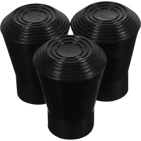 Set mit 3 Drum-Pads, Gummifüßen für Snare-Drum-Ständer, Percussion-Instrumententeile – 2,9 x 4 cm – Schwarz (1/4)