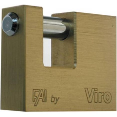 VIRO 508 LUCCHETTO FAI P/SERRANDA 60MM OTTONE