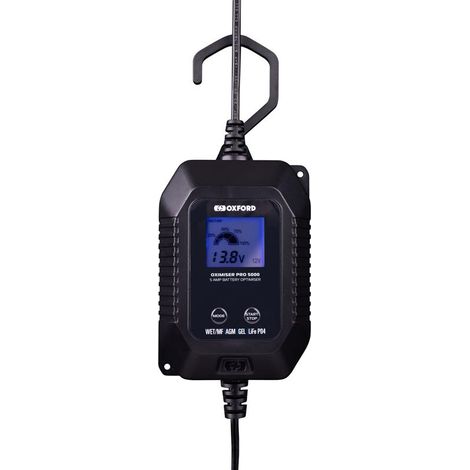 Caricabatterie Oxford per batterie di moto e auto Oximiser PRO 5000