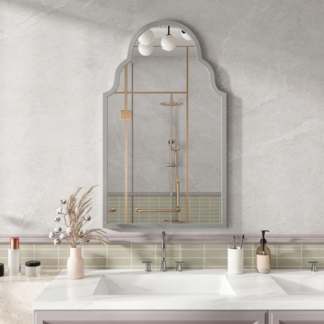 Miroir rectangulaire Ce produit de haute qualité allie esthétique et fonctionnalité, s'intègre parfaitement dans tous le (1/5)