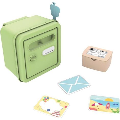 Smoby Life - Boîte au lettres adapté maisons Smoby - Fabriquée en France - Matiere Recyclée - 4 accessoires - Des 2 ans