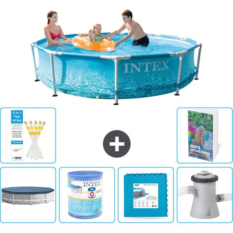 Frame Pool Rund - 305x76 cm - 7-teilig S146