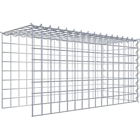Gabiondeco - Gabion - Element de prolongation en hauteur et en longueur 80 cm x 40 cm x 30 cm (L x H x P). maille 5 x 5 cm. Spirale. Attention  il manque deux grille... (1/5)