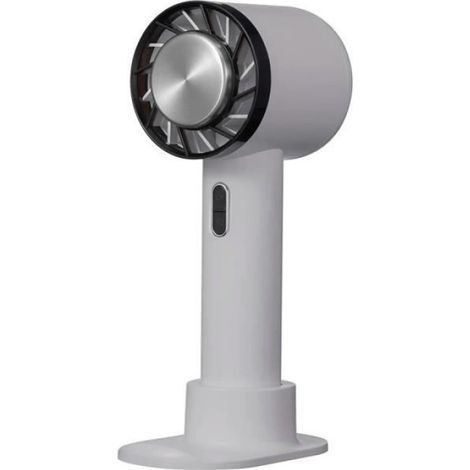 Ventilateur Portable - USB Type-C - Refroidissement Rapide 3 S - 3 Vitesses - Batterie 2200 mAh - 58 x 68 x 163 mm - Gris