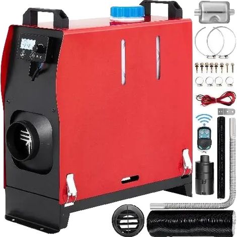 Chauffage à air diesel, 12V, 8KW, télécommande, panneau LCD, design compact (1/5)