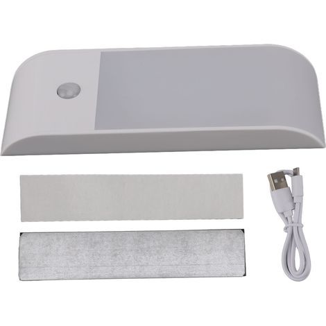 Under-cabinet lamp with magnetic motion sensor, 4.7 inches long, 2 modes, micro USB charging port, illuminated for study and work (1/5)