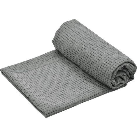 Serviette de Tapis de Yoga pour Bikram, Serviette Microfibre Absorbante Antidérapante Pliable avec Sac de Voyage pour Pilates (1/5)