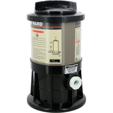 Hayward – Distributeur chimique 7 Kg – Raccords pour filtration piscine – Écologique – Cuve en ABS – Ajustement automatique du brome/chlore (1/5)