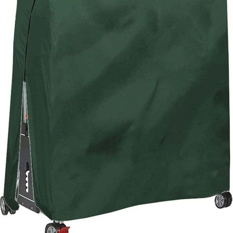 Wasserdichte Oxford-Tischtennisplattenabdeckung – 185 x 165 x 70 cm (Grün) – Crezuo