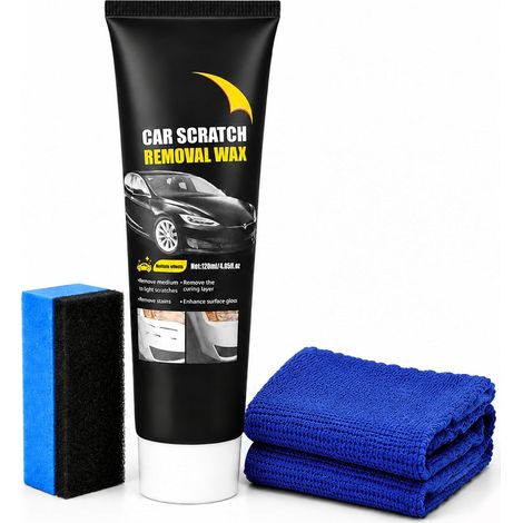 Pulimento para coches de 120 ml. Incluye una esponja y un paño de limpieza. (1/5)