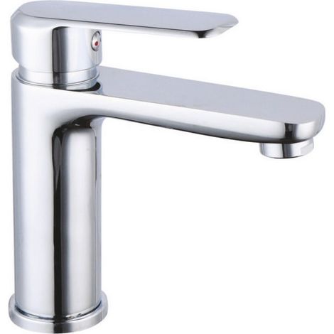 Miscelatore lavabo serie Hopper in ottone cromato (1/2)