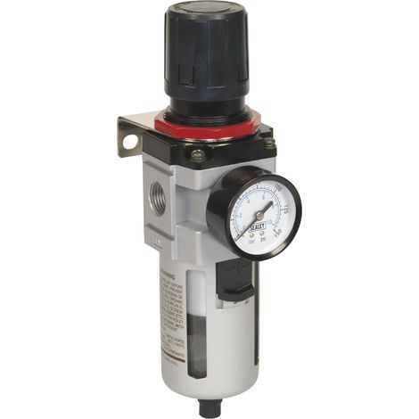 Sealey Air Filter Regulator High Flow Maximum Airflow 135cfm SA4001FR