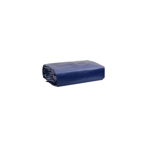 Bâche imperméable bleue, 2 x 3 mètres, 650 g/m²