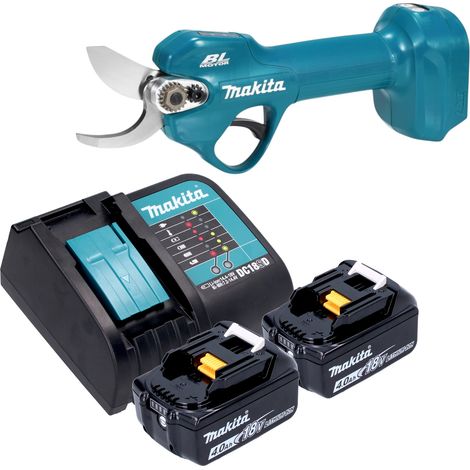 Makita DUP 181 SM Akku Astschere 18 V 30 mm Brushless + 2x Akku 4,0 Ah + Ladegerät