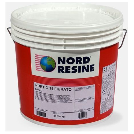 Nortig 15 fibrato guaina liquida impermeabilizzante rosso coppo kg 5