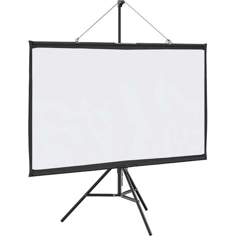 Vidaxl – Écran de projection portable avec trépied 60 pouces – Surface mat anti-reflet – Idéal pour présentations et home cinéma – 16:9