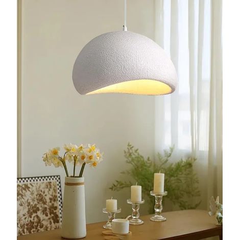 Lampe Suspension Modern Industriel 40cm Lustre Ciment Vintage E27 Luminaire Plafonnier Ajustable pour Salon Chambre (1/5)