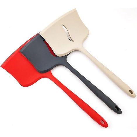 BPA-freier Silikonspatel, 230 °C. Roter Silikonspatel, 230 °C (Grau). (1/5)