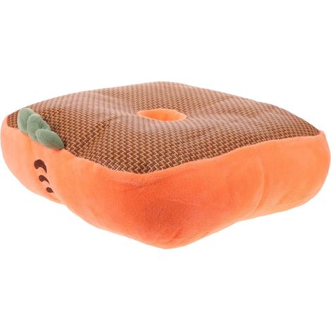 Coussin de Chaise Bureau en Peluche Orange Antidérapant pour la (1/5)