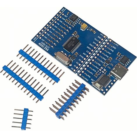 Module d'acquisition haute précision ADS1256 + STM32F030F4P6, module de conversion ADC 24 bits à 8 canaux (1/3)