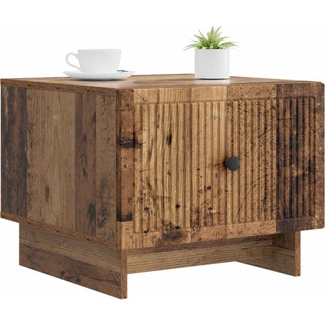 Maison Exclusive - Couchtisch mit Schubladen Altholz 49 x 50 x 40