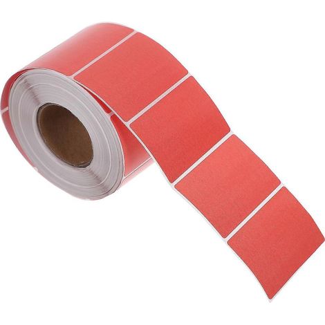 Étiquettes colorées à transfert thermique, papier pour imprimante, autocollants vierges pour bureau, cuisine, salon de thé (rouge)-Rosy (1/3)