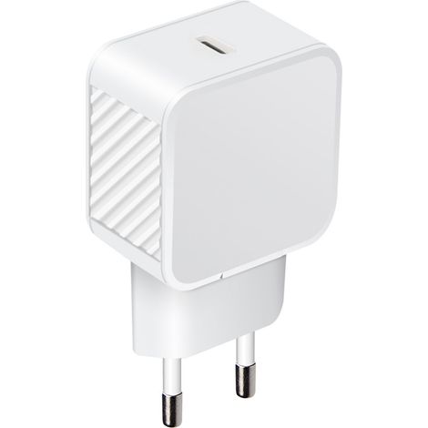 Chargeur secteur 1 USB-C 20W Power Delivery - blanc (1/5)
