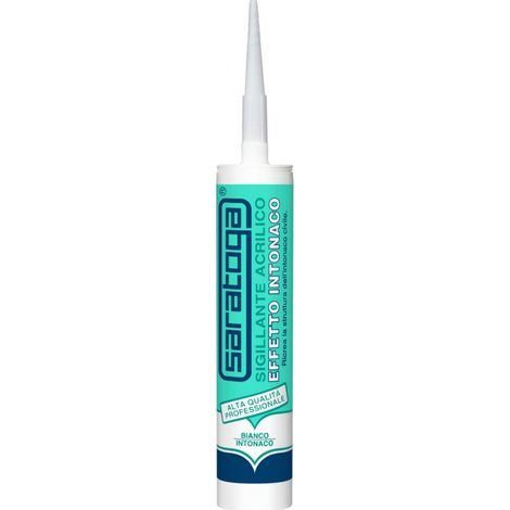 Saratoga SIGILLANTE ACRILICO BIANCO 310ML EFFETTO INTONACO
