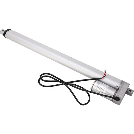 Actionneur linéaire électrique blanc IP65 750N, moteur à engrenages métalliques en alliage d'aluminium, course de 400 mm, 24 V (1/5)