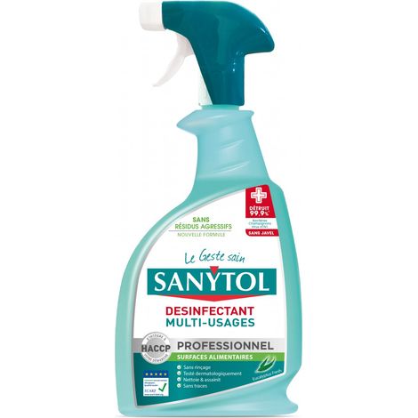 SANYTOL Flüssiger Mehrzweckreiniger für alle Oberflächen 0,750 l SANYTOL