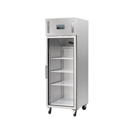 Armoire Positive Vitrée à Roulettes - 600L - Polar (1/5)