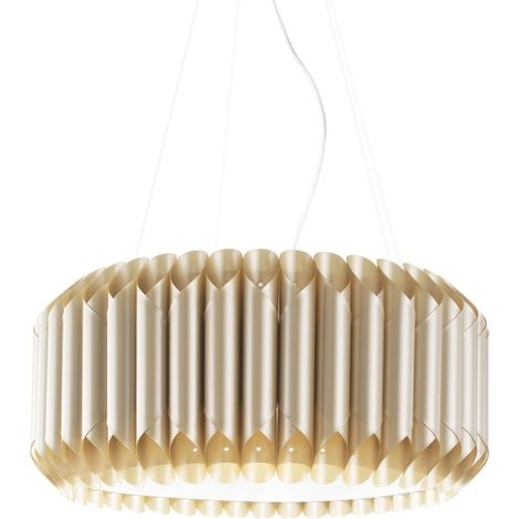New Gold Suspension 3 Lumières en Métal Chromé 60 x 31 h (1/2)