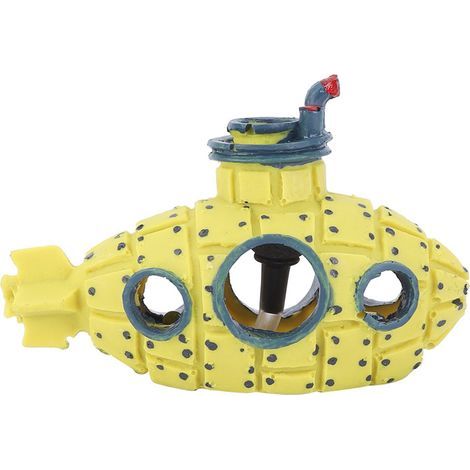 Realistisches gelbes Unterwasser-Sauerstoff-Blasstein-Set für die Aquariendekoration (1/5)