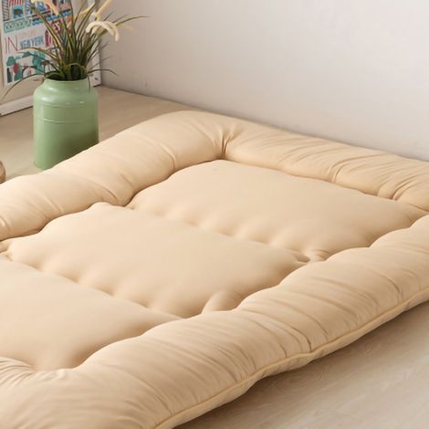 Faltbare japanische Tatami-Bodenmatte 0,9 x 2 m, 10 cm dick, für Bett, Reisen, Camping, Yoga (Typ 2)