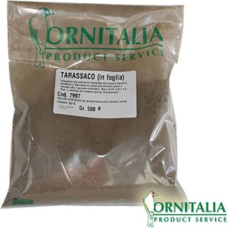 Tarassaco in foglia macinata