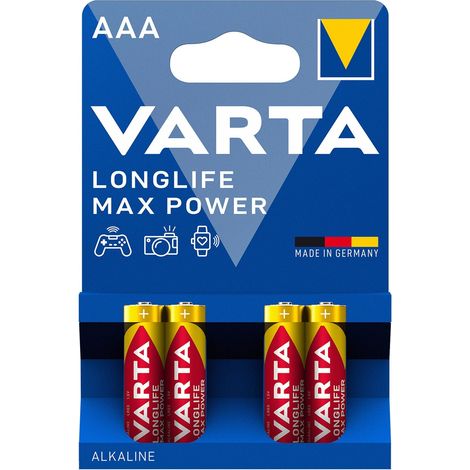 Batteria longlife max power aaalr03 pacco da 4 (1/2)