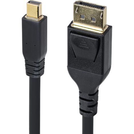 StarTech.com Câble Mini DisplayPort vers DisplayPort 1.4 de 3m - 8K 60Hz/4K 120Hz HBR3 HDR, UHD mDP vers DP 1.4, Câble Écran/Vidéo Ultra HD Mince (34 AWG) (1/4)