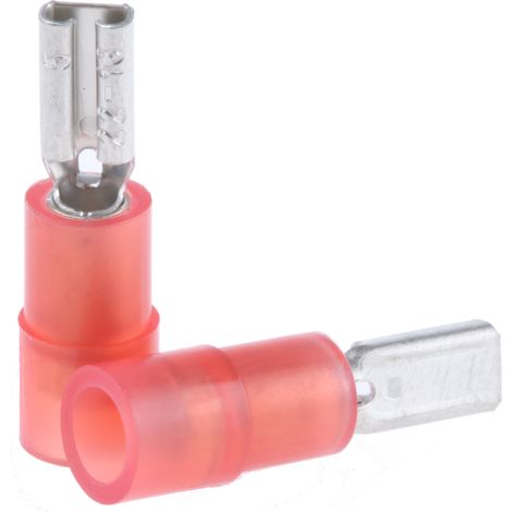 Cosse faston RS PRO, Isolé, Rouge