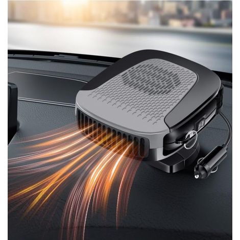 Chauffage de Voiture 12V 150W Chauffage pour Voiture 2 en 1 Chauffage Desembuage Voiture Dégivreurs pour Auto Portable Chauffage Soufflant De Voiture Dégivreurs Pare Brise pour Voitures