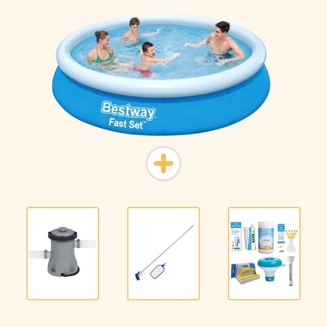 Bestway Bestway Fast Set Ronde - 366x76 cm - 4-pièces  S22661