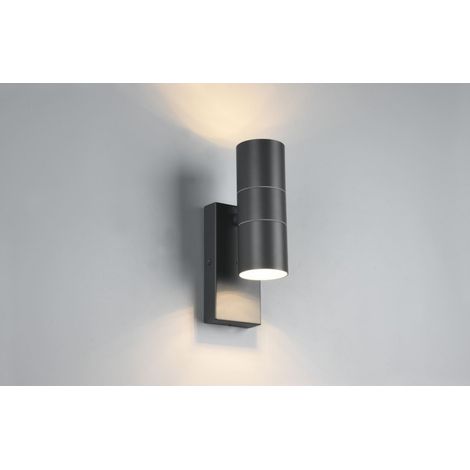 Applique extérieure Laredo anthracite inox GU10 IP44 (1/4)