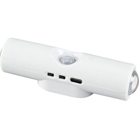 Lámpara de pared inteligente con sensor de movimiento y soporte magnético. Luz nocturna LED recargable por USB para dormitorio, pasillo, escaleras y armario. Fácil instalación RGB (1/5)