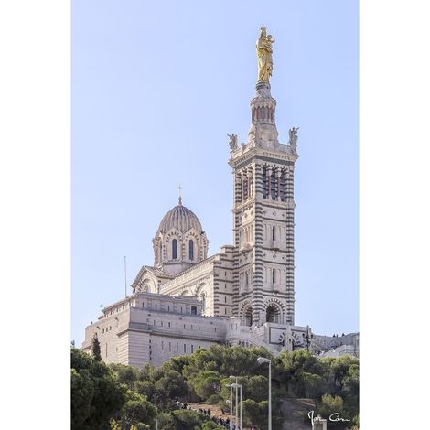 Tableau sur toile Notre-Dame de la Garde 30x45 cm - Impression sur Toile Murale Décorative - Image imprimée en HD sur Toile - Toile sur Châssis en Bois FSC - Fabriqué en France (1/5)