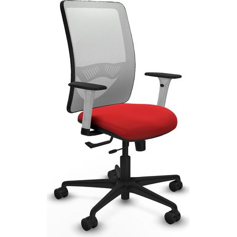Silla de oficina piqueras y crespo Zulema blanco respaldo fijo soporte lumbar (1/2)